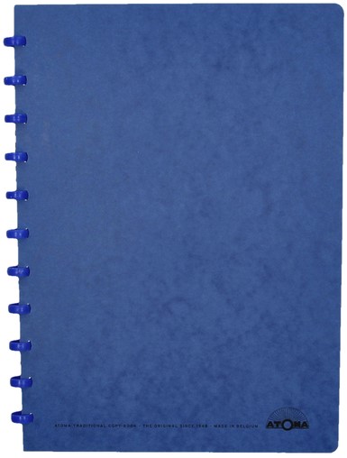 Cahier à anneaux quadrillé A4 ATOMA