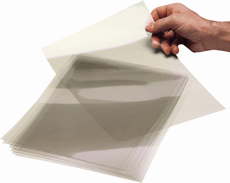 Feuille transparente pour impression