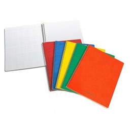 Carnet de notes spiralé A4 Aurora carreaux 5 x 5 mm 60 feuilles