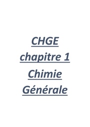Boverie Cours Chimie Générale chapitre 1