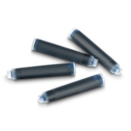 Cartouches d'encre courtes standard pour stylos-Plume bleu effaçable 6pièces