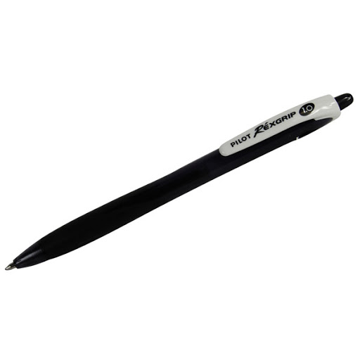 Stylo bille Pilote Rexgrip noir
