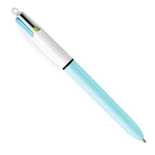 Stylo bille Bic 4 couleurs pastel