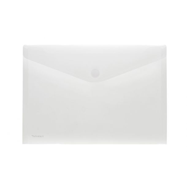 Pochette enveloppe HF2 A3 paysage 435x310mm PP transparent blanc 1