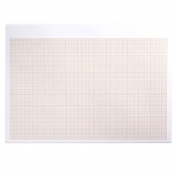 Papier à dessin millimétré A3 80 g/m² 27,7 x 42 cm blanc Pièce